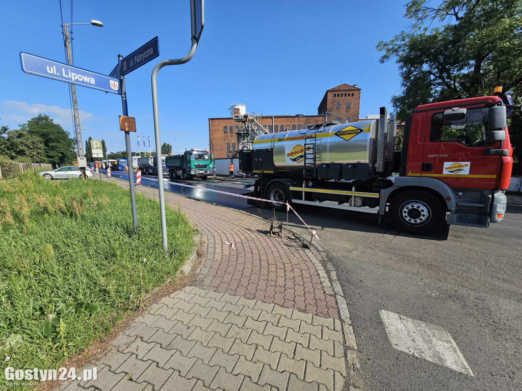 Remont ul. Fabrycznej i wymiana słupów na ul. Nad Kanią w Gostyniu