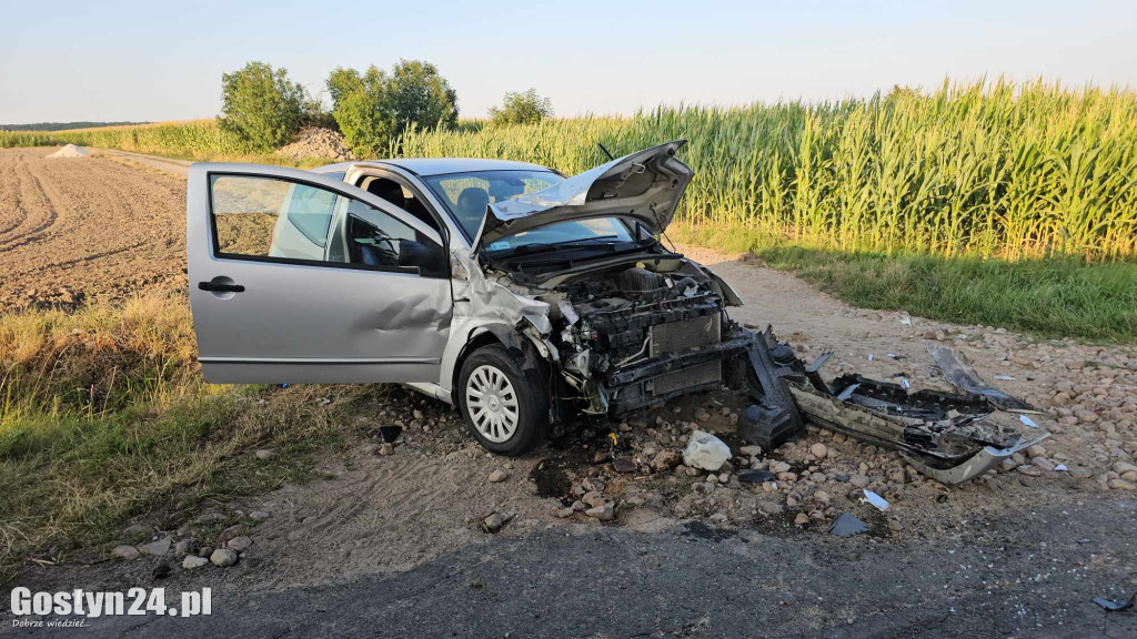 Wypadek na trasie Pogorzela - Wziąchów