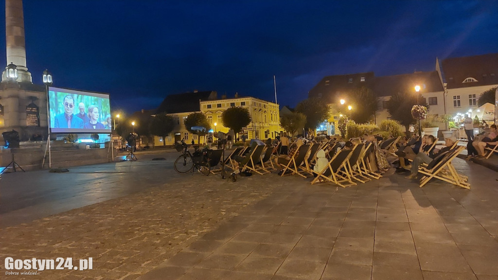 Kino plenerowe na gostyńskim rynku