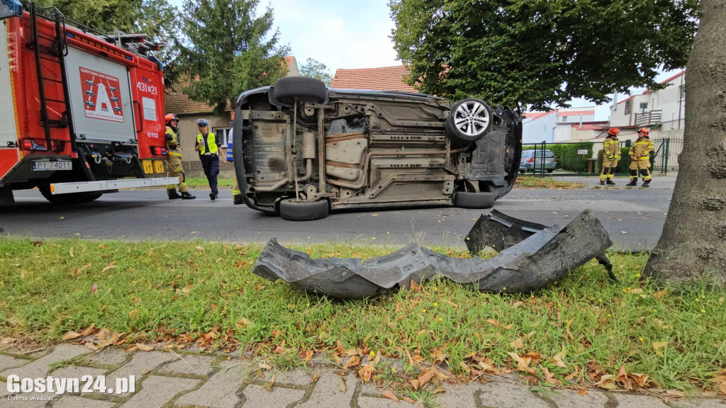 Zdarzenie na ul. Wrocławskiej w Gostyniu