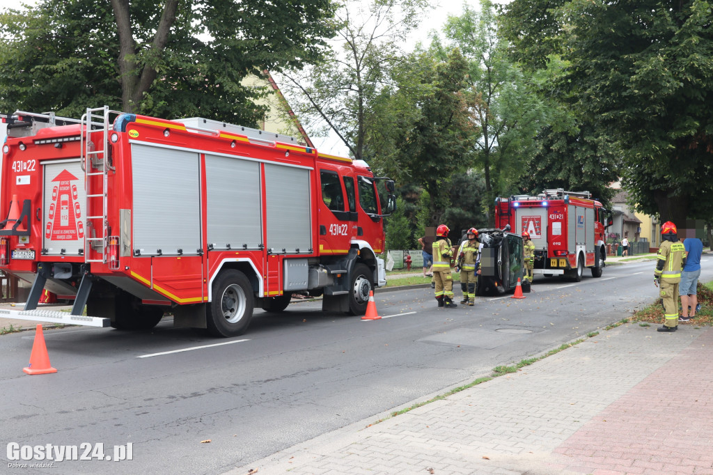 Zdarzenie na ul. Wrocławskiej w Gostyniu