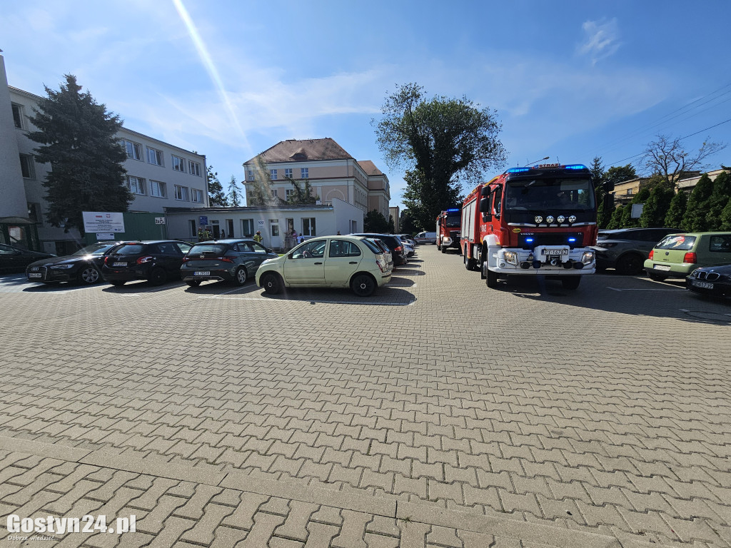 Akcja straży pożarnej i pogotowia gazowego w Gostyniu