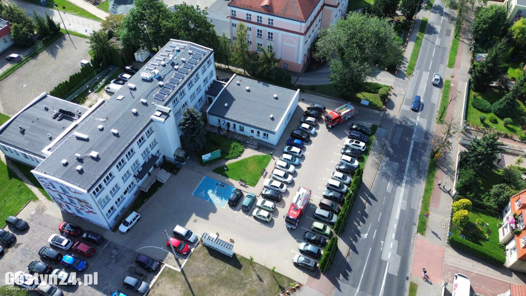 Akcja straży pożarnej i pogotowia gazowego w Gostyniu