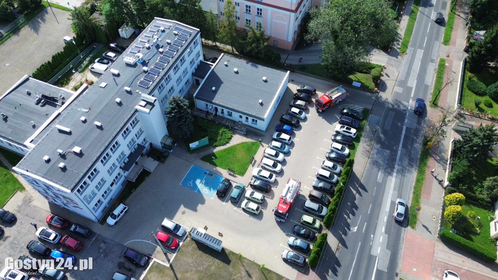Akcja straży pożarnej i pogotowia gazowego w Gostyniu
