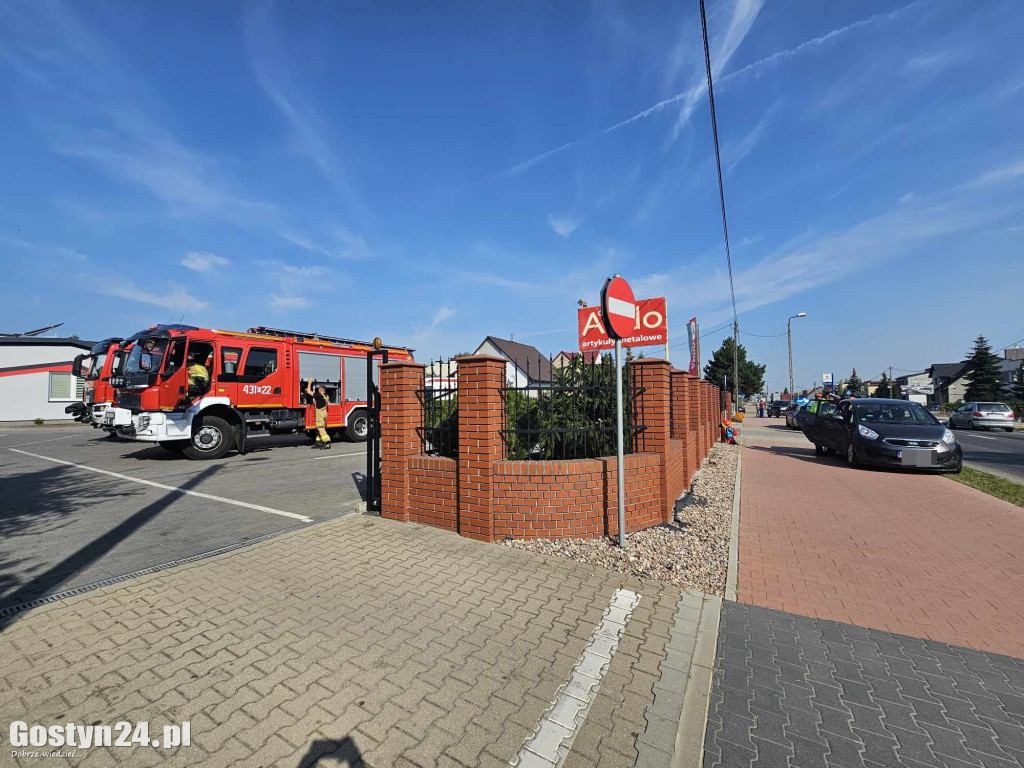Zderzenie na ul. Poznańskiej w Gostyniu