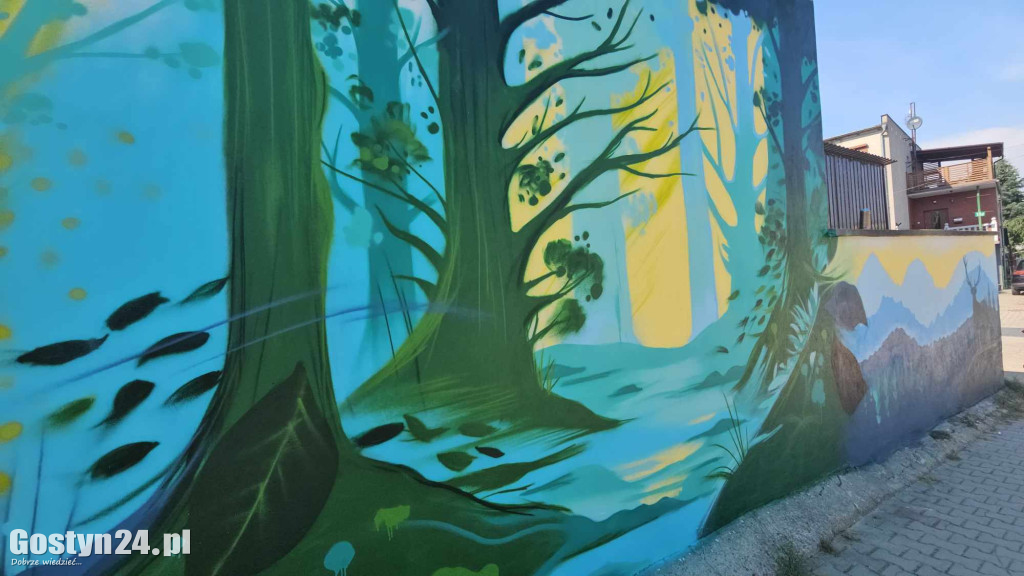 Nowe graffiti powstaje w Borku Wlkp.