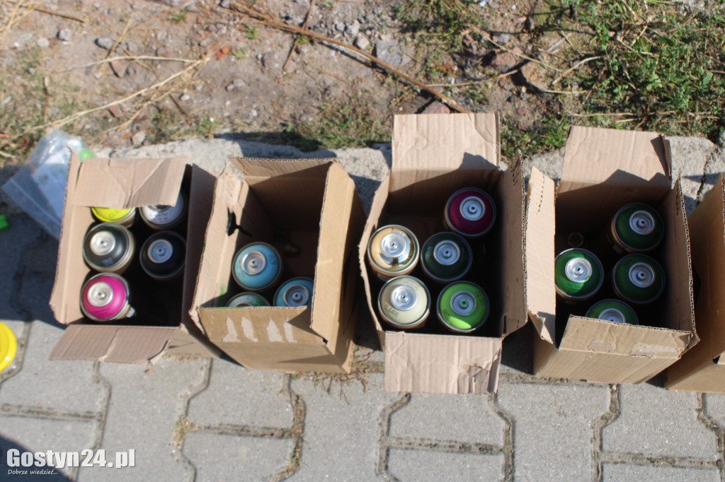 Nowe graffiti powstaje w Borku Wlkp.