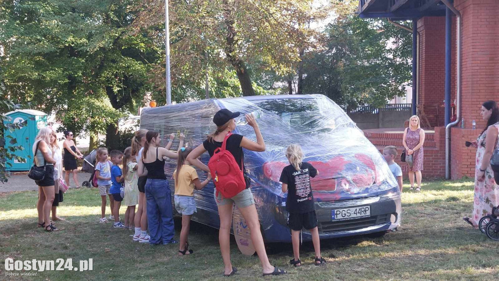 Pożegnanie wakacji w parku miejskim w Gostyniu