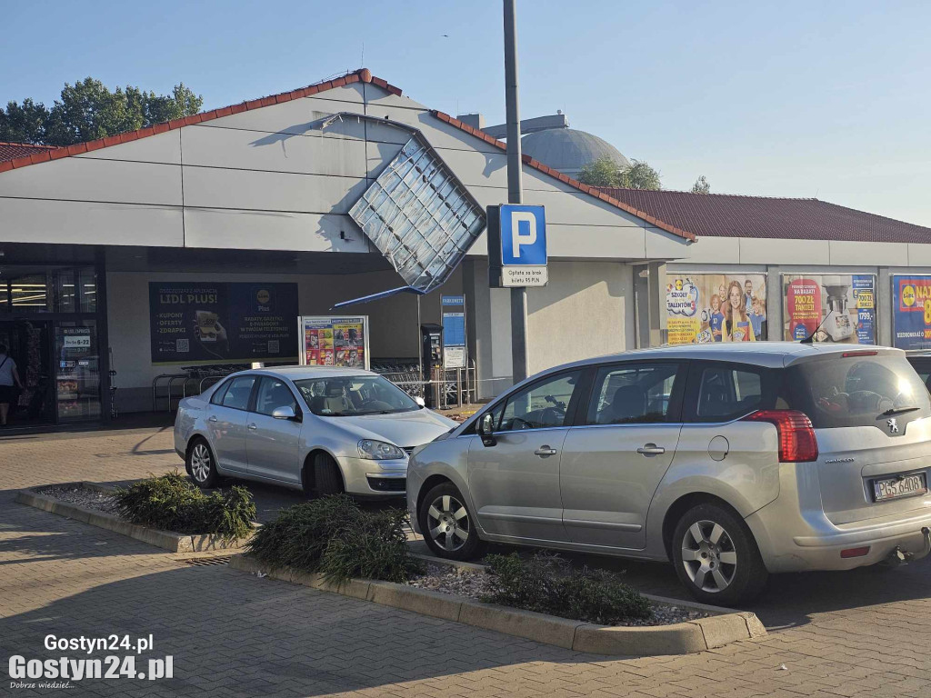 Incydent w jednym z gostyńskim marketów