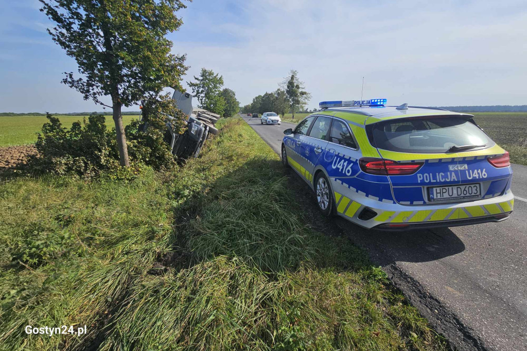 Przewróciła się ciężarówka z burkami cukrowymi