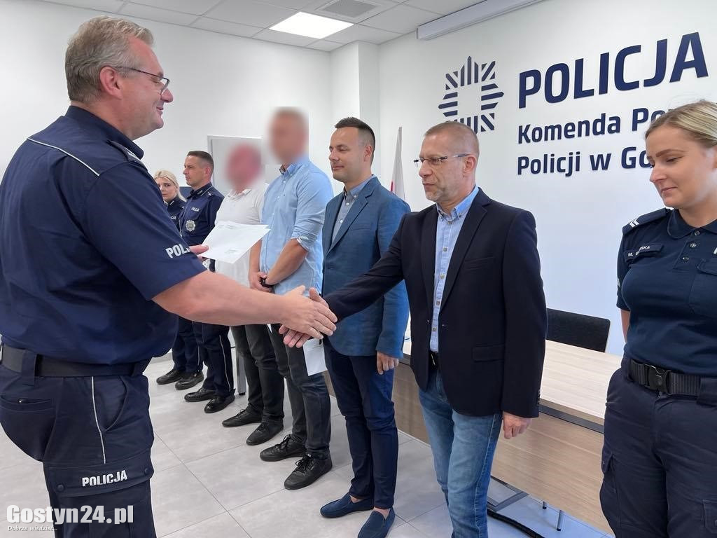 Nagrody komendanta dla gostyńskich policjantów