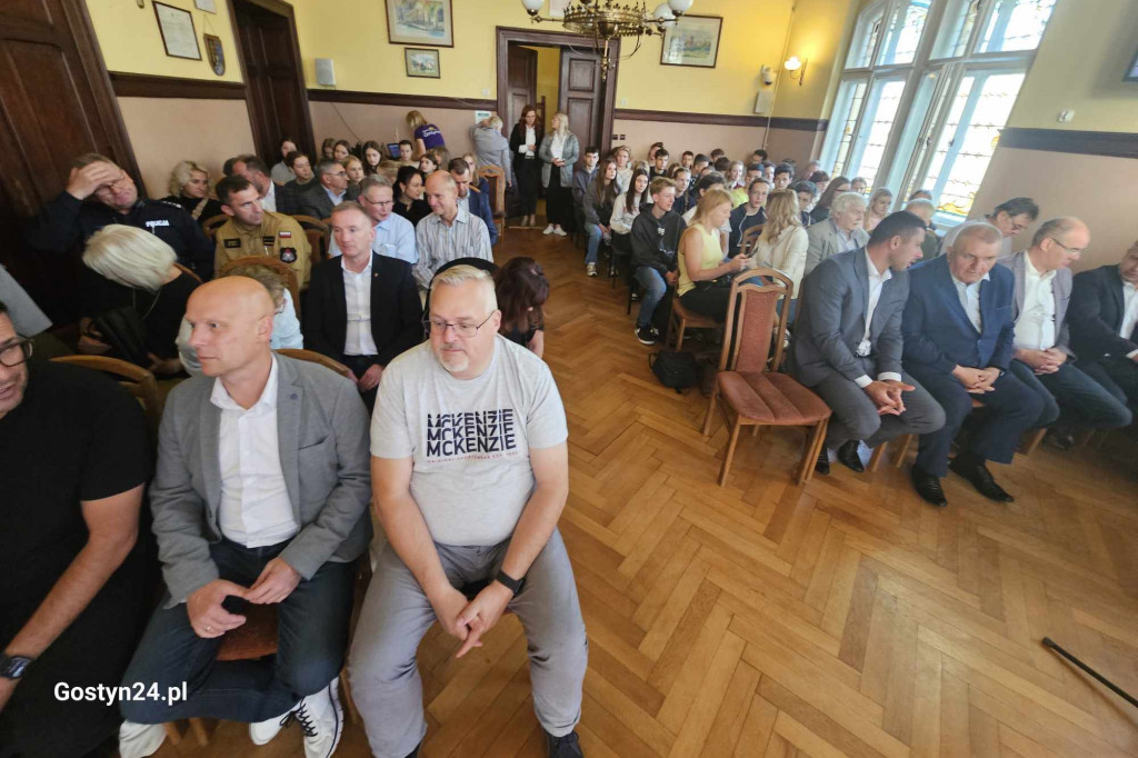 Spotkanie z delegacją z Niemiec w gostyńskim starostwie