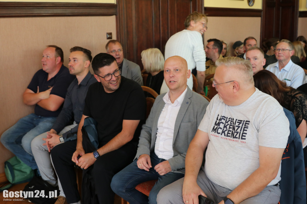Spotkanie z delegacją z Niemiec w gostyńskim starostwie