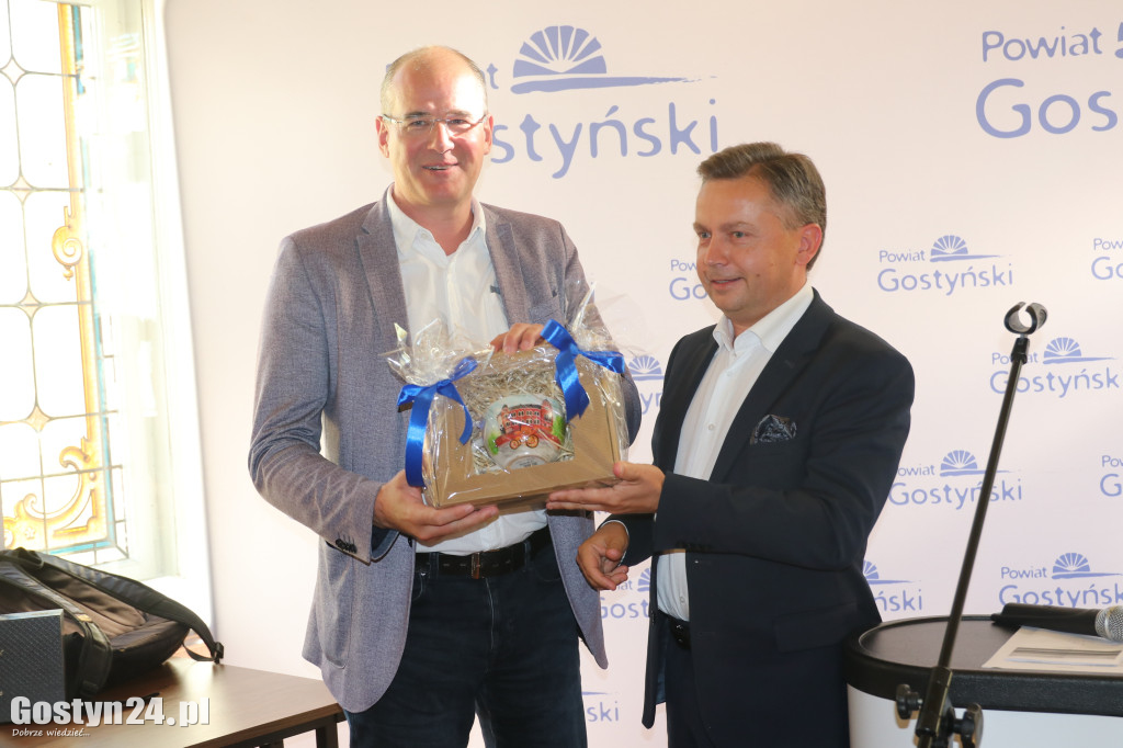 Spotkanie z delegacją z Niemiec w gostyńskim starostwie