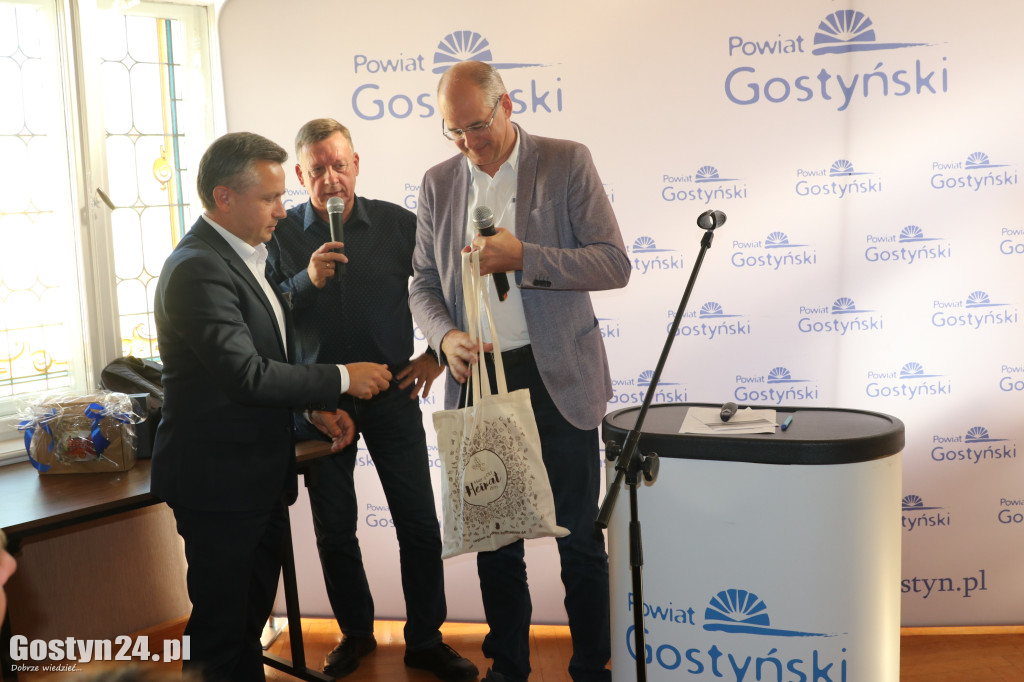 Spotkanie z delegacją z Niemiec w gostyńskim starostwie
