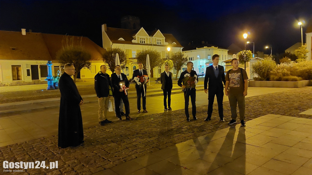 Uroczystość na gostyńskim rynku