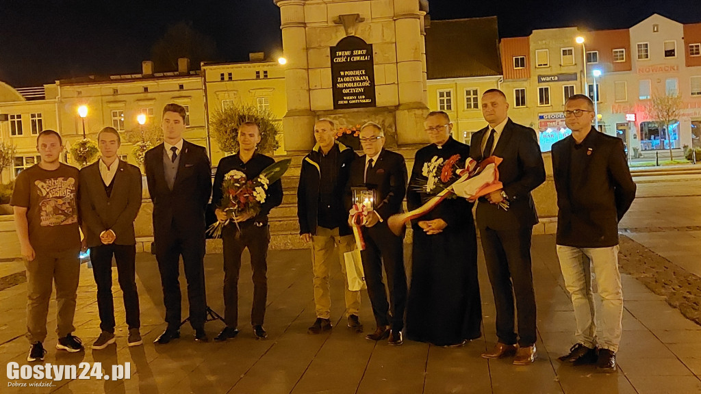 Uroczystość na gostyńskim rynku
