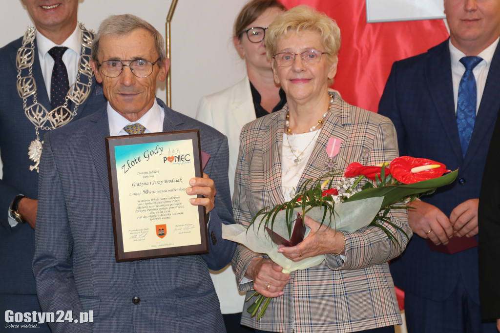 Złote Gody par z terenu Gminy Poniec