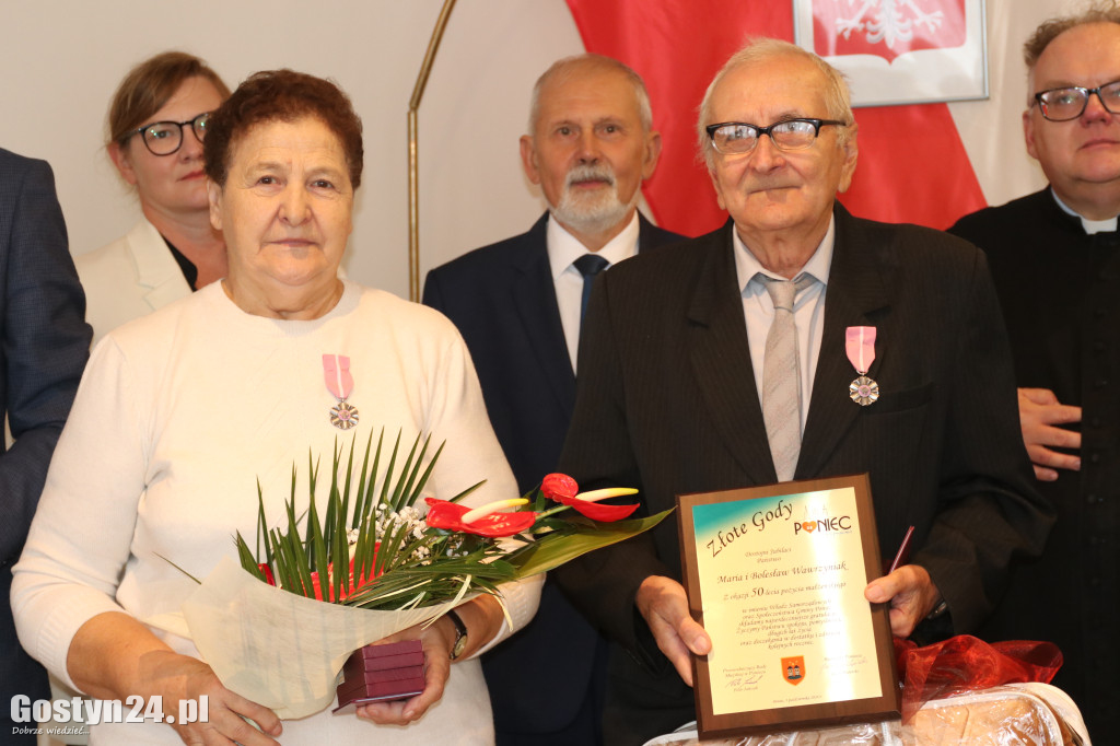 Złote Gody par z terenu Gminy Poniec