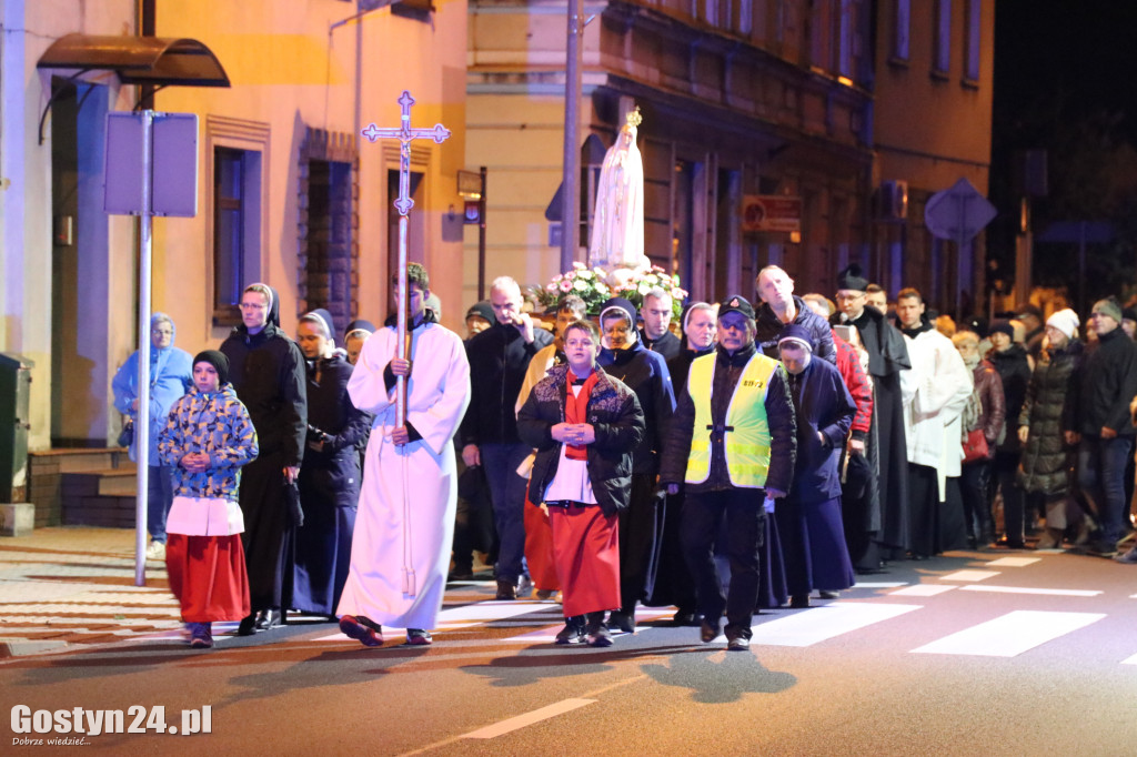 Ostatnia procesja fatimska przeszła ulicami Gostynia