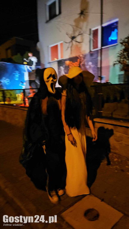 Instalacja pana Zbigniewa z okazji Halloween w Gostyniu