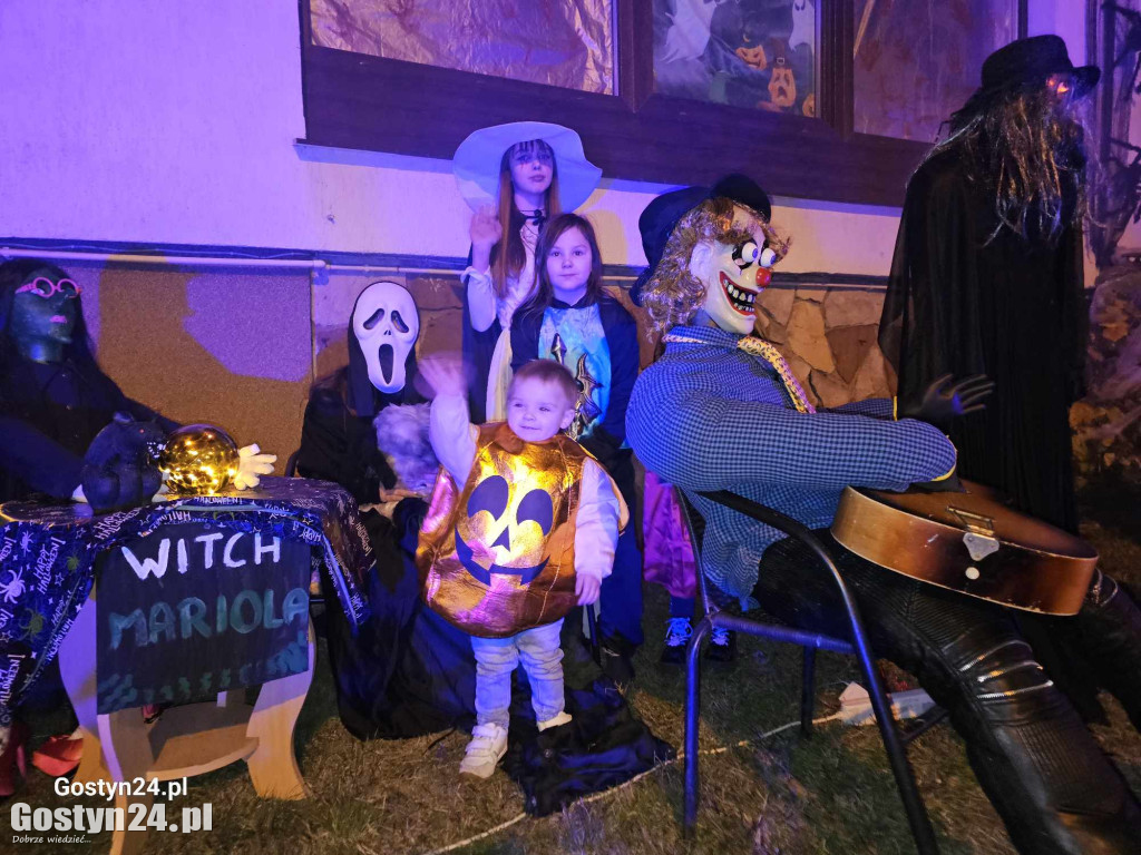 Kolejny przystrojony dom na Halloween na ul. Kochanowskiego w Gostyniu