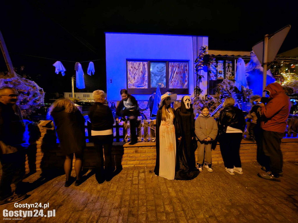 Kolejny przystrojony dom na Halloween na ul. Kochanowskiego w Gostyniu