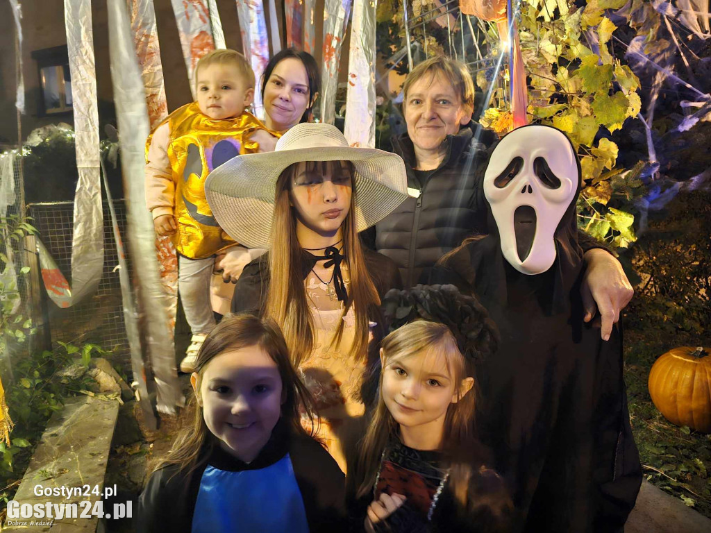 Kolejny przystrojony dom na Halloween na ul. Kochanowskiego w Gostyniu