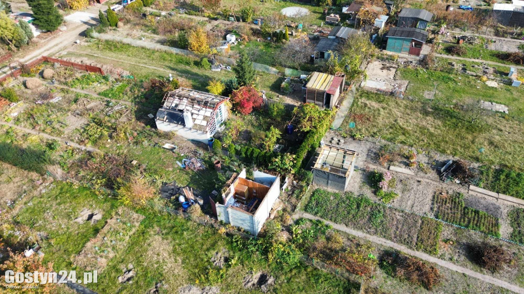 Pustoszeją ogródki działkowe przy ul. Wrocławskiej w Gostyniu