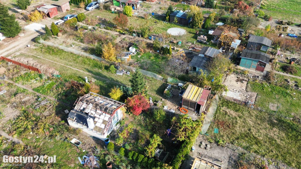 Pustoszeją ogródki działkowe przy ul. Wrocławskiej w Gostyniu