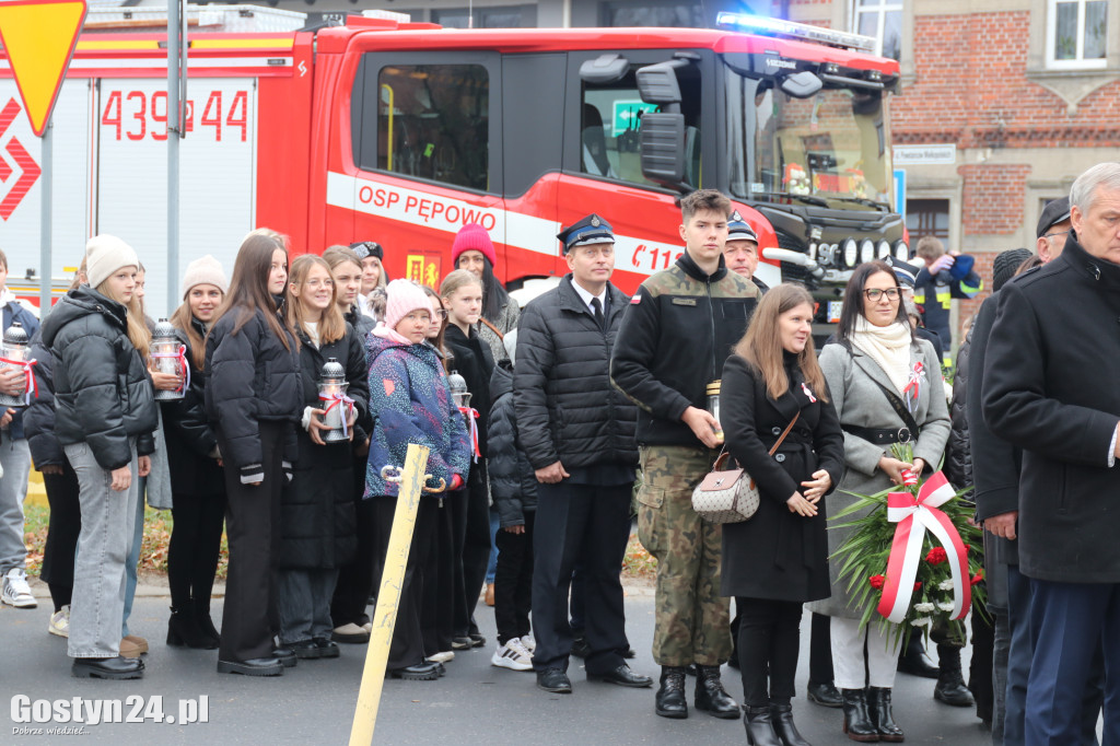 Mieszkańcy gminy Pępowo uczcili 106. rocznicę niepodległości