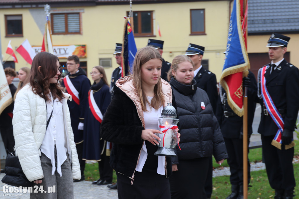 Mieszkańcy gminy Pępowo uczcili 106. rocznicę niepodległości