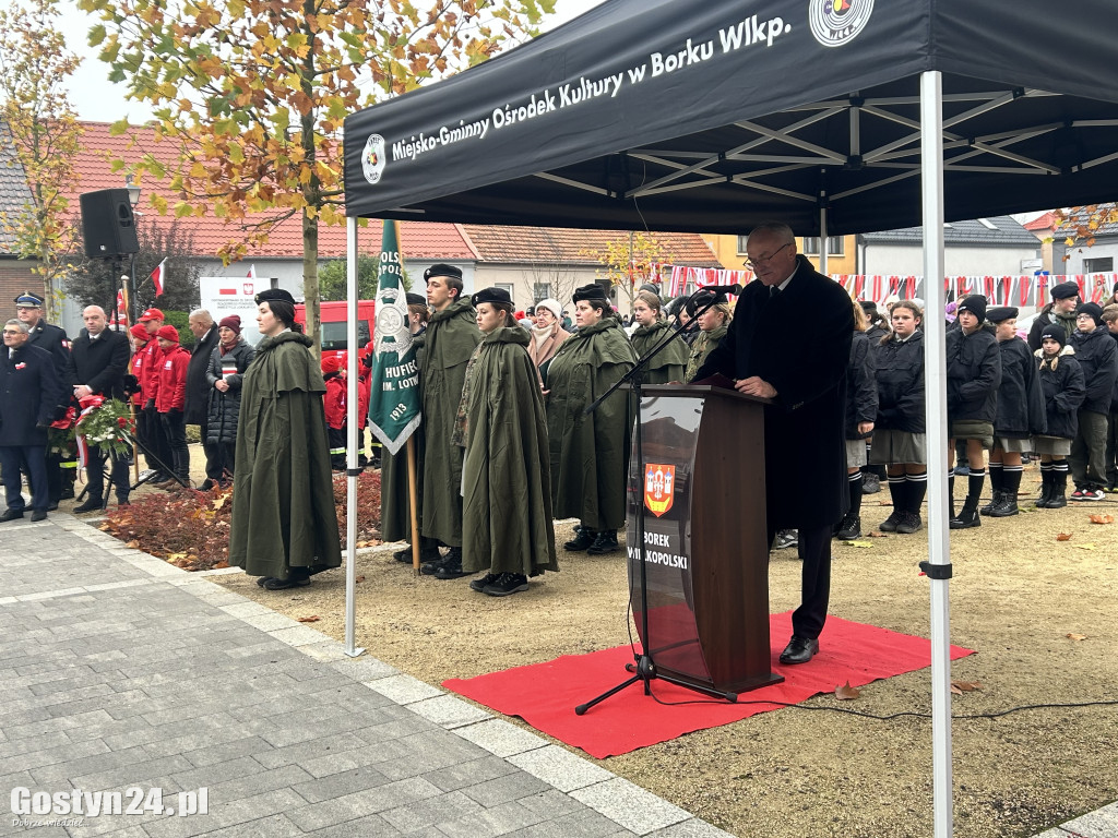 Wspólnota pamięci i dumy – Borek Wlkp. świętował 106. rocznicę niepodległości