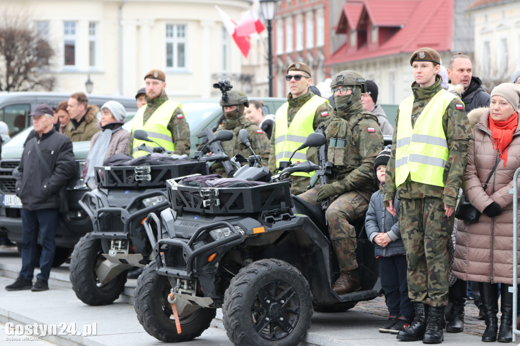 Przysięga żołnierzy WOT na gostyńskim rynku