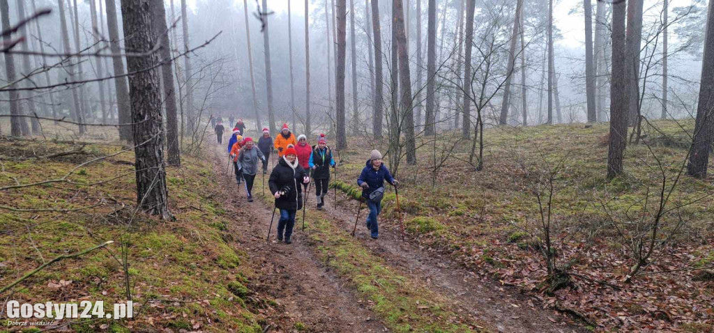 Mikołajkowy Marsz Nordic Walking w Dzięczynie