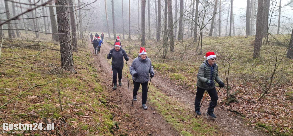 Mikołajkowy Marsz Nordic Walking w Dzięczynie