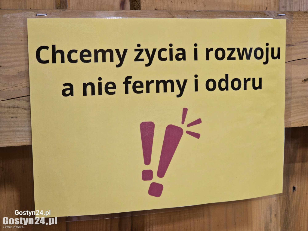 Spotkanie w sprawie fermy kur w Wycisłowie