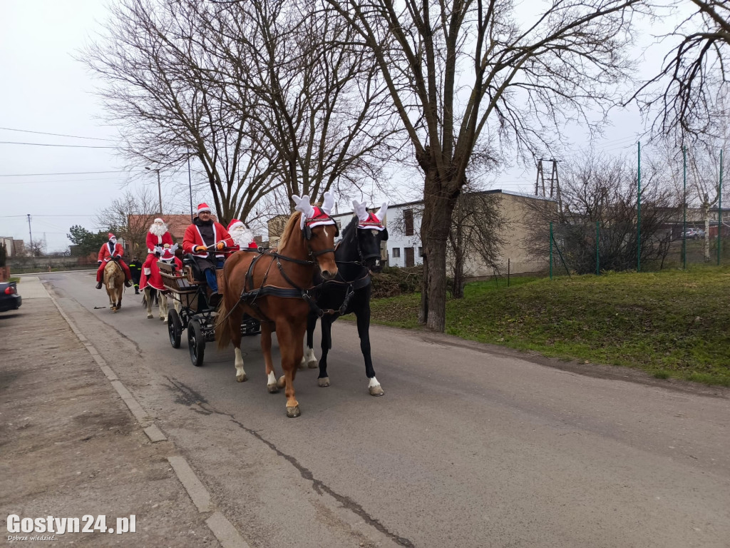 Pierwszy konny korowód mikołajkowy w Grabonogu