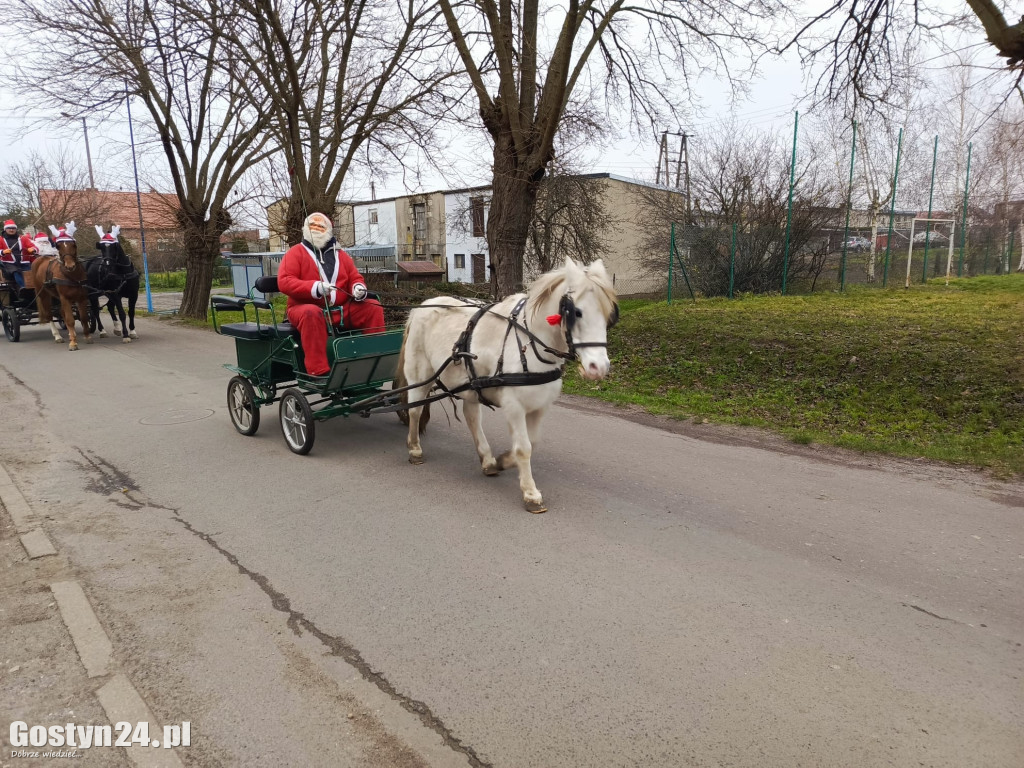 Pierwszy konny korowód mikołajkowy w Grabonogu