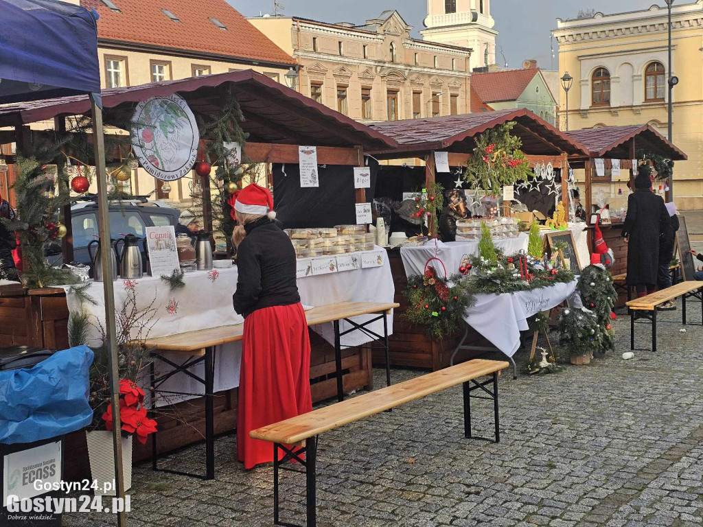 Jarmark bożonarodzeniowy na rynku w Krobi