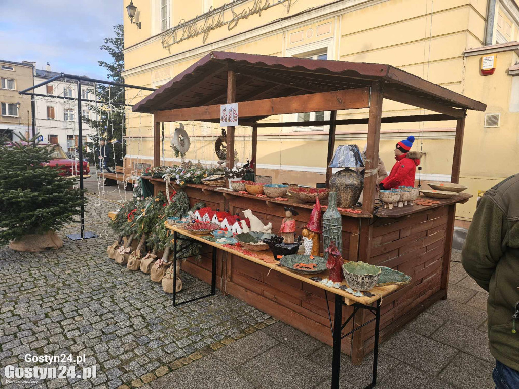 Jarmark bożonarodzeniowy na rynku w Krobi