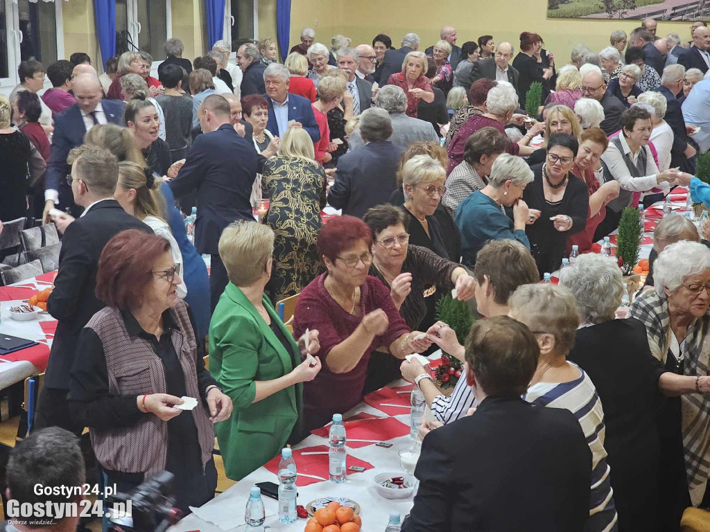 Wigilijne spotkanie seniorów z Krobi