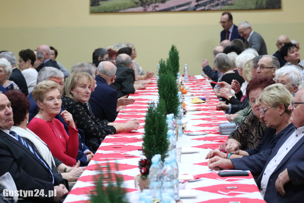 Wigilijne spotkanie seniorów z Krobi