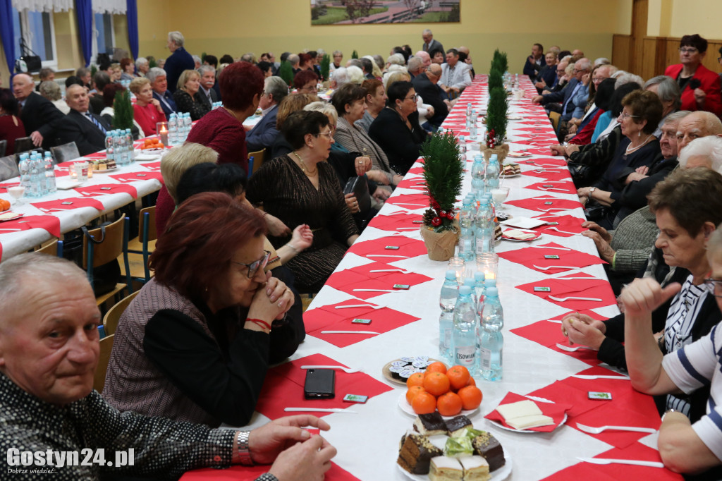 Wigilijne spotkanie seniorów z Krobi