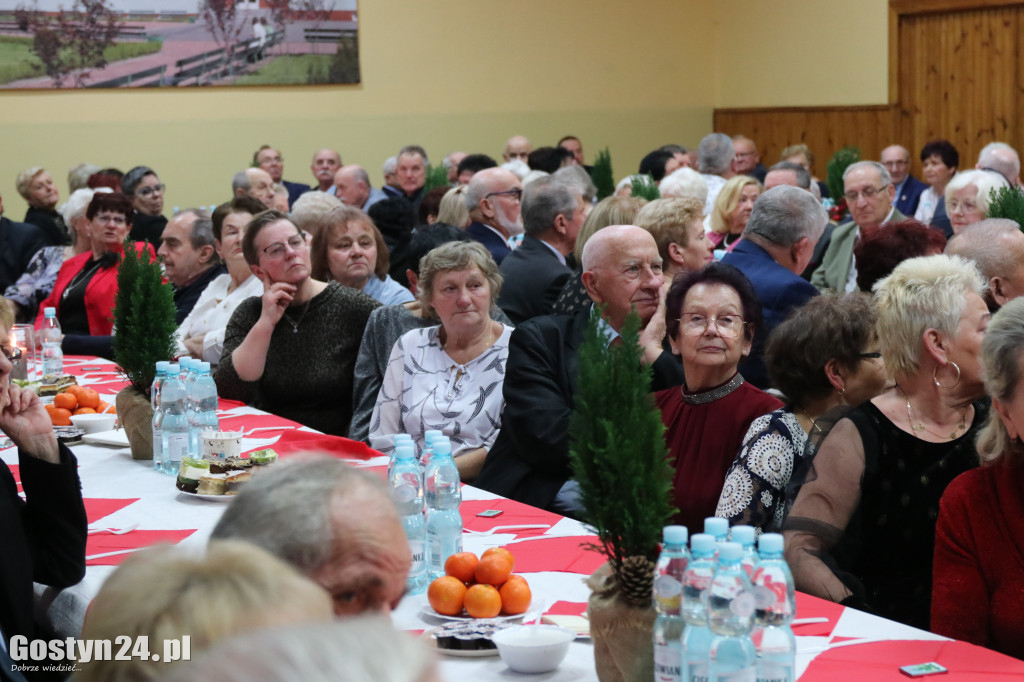 Wigilijne spotkanie seniorów z Krobi