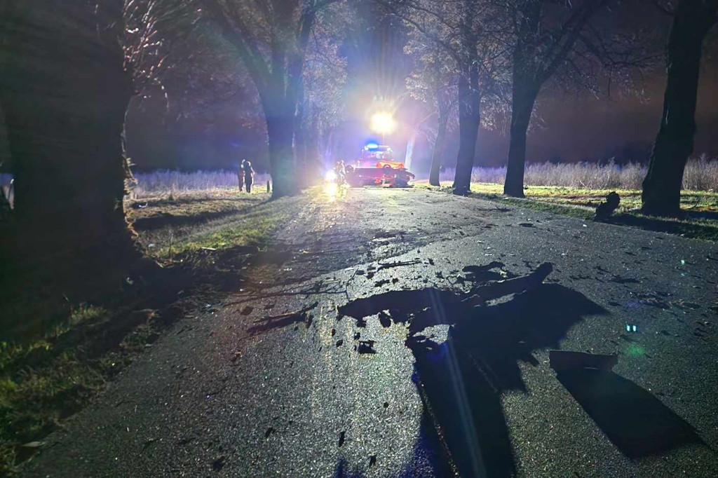 Śmiertelny wypadek na trasie Aleksandrowo - Maciejewo