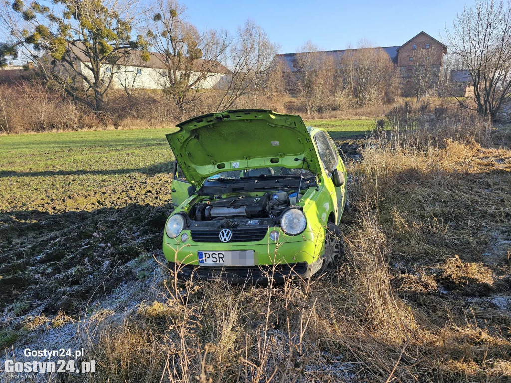 Wypadek samochodu osobowego w Koszkowie