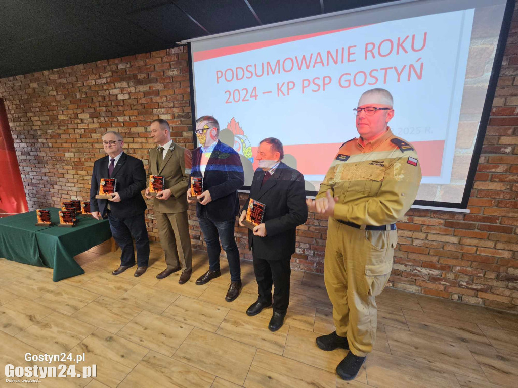 Odprawa podsumowująca rok 2024 w PSP w Gostyniu