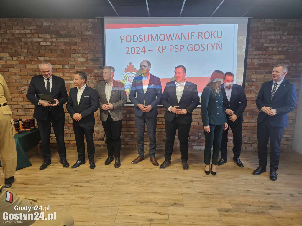 Odprawa podsumowująca rok 2024 w PSP w Gostyniu