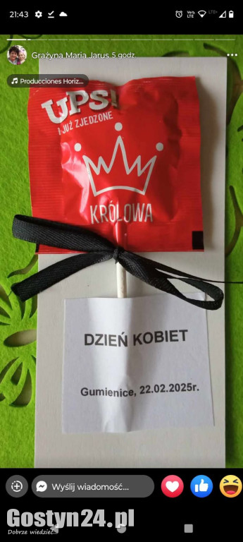 Dzień Kobiet w Gumienicach. Impreza okazała się hitem